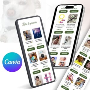 Lista de presentes personalizada divertida com memes (SEM TAXAS)