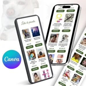 Lista de presentes personalizada divertida com memes (SEM TAXAS)